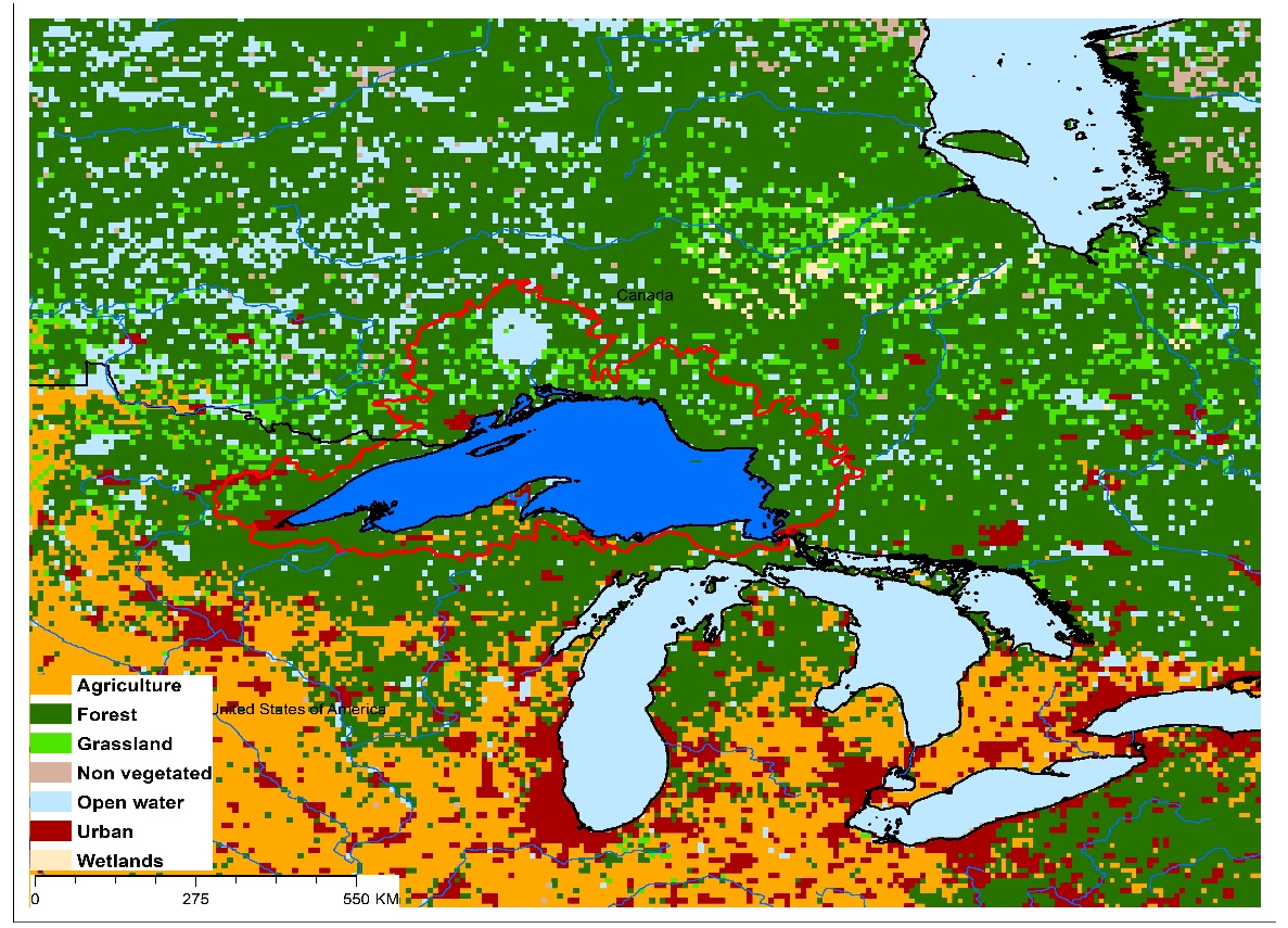 (a)Lake Superior basin and associated  transboundary water systems
